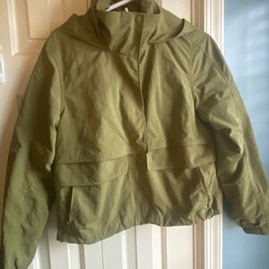 Lululemon Olive Green Jacket waterproof